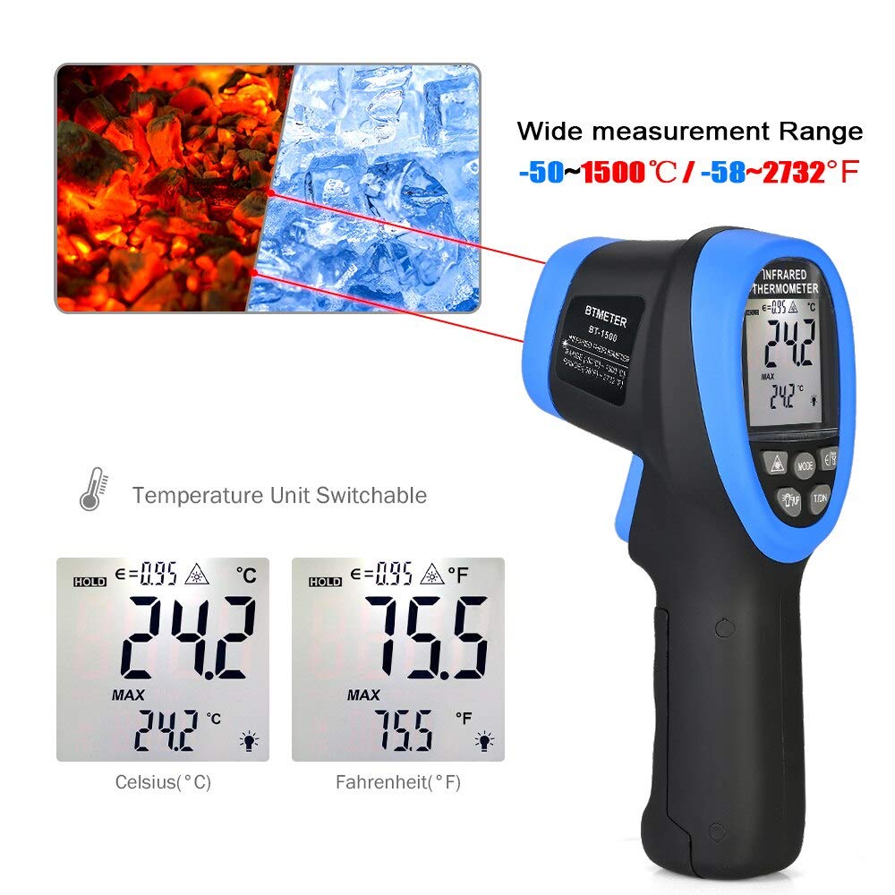 Industrial Infrared Laser - -50 ℃ a 1500 ℃ termometro