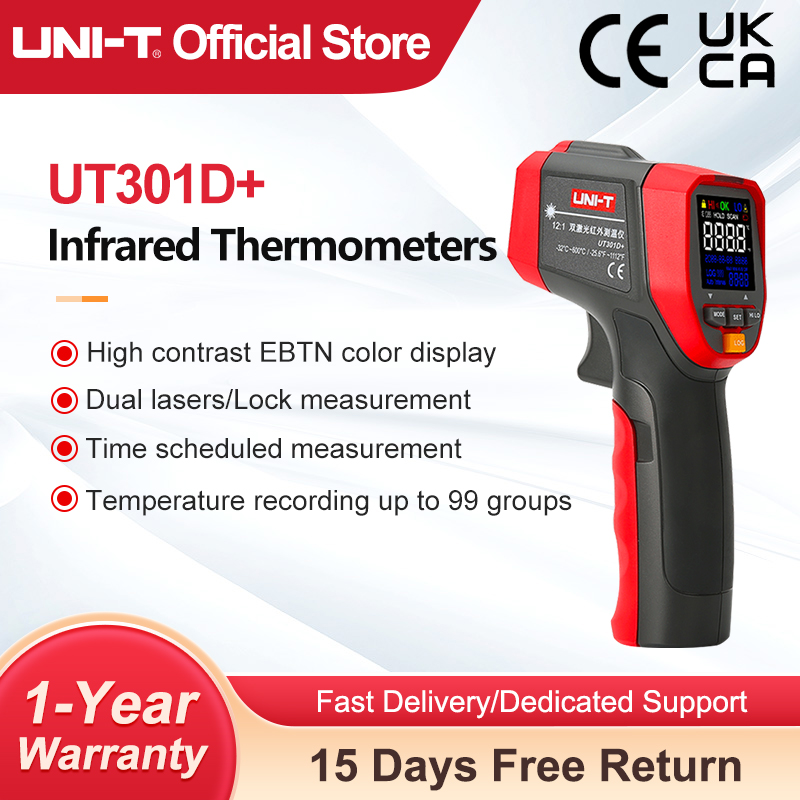 Industrial Infrared Laser - UNI-T termometro digitale a infrarossi UT303D