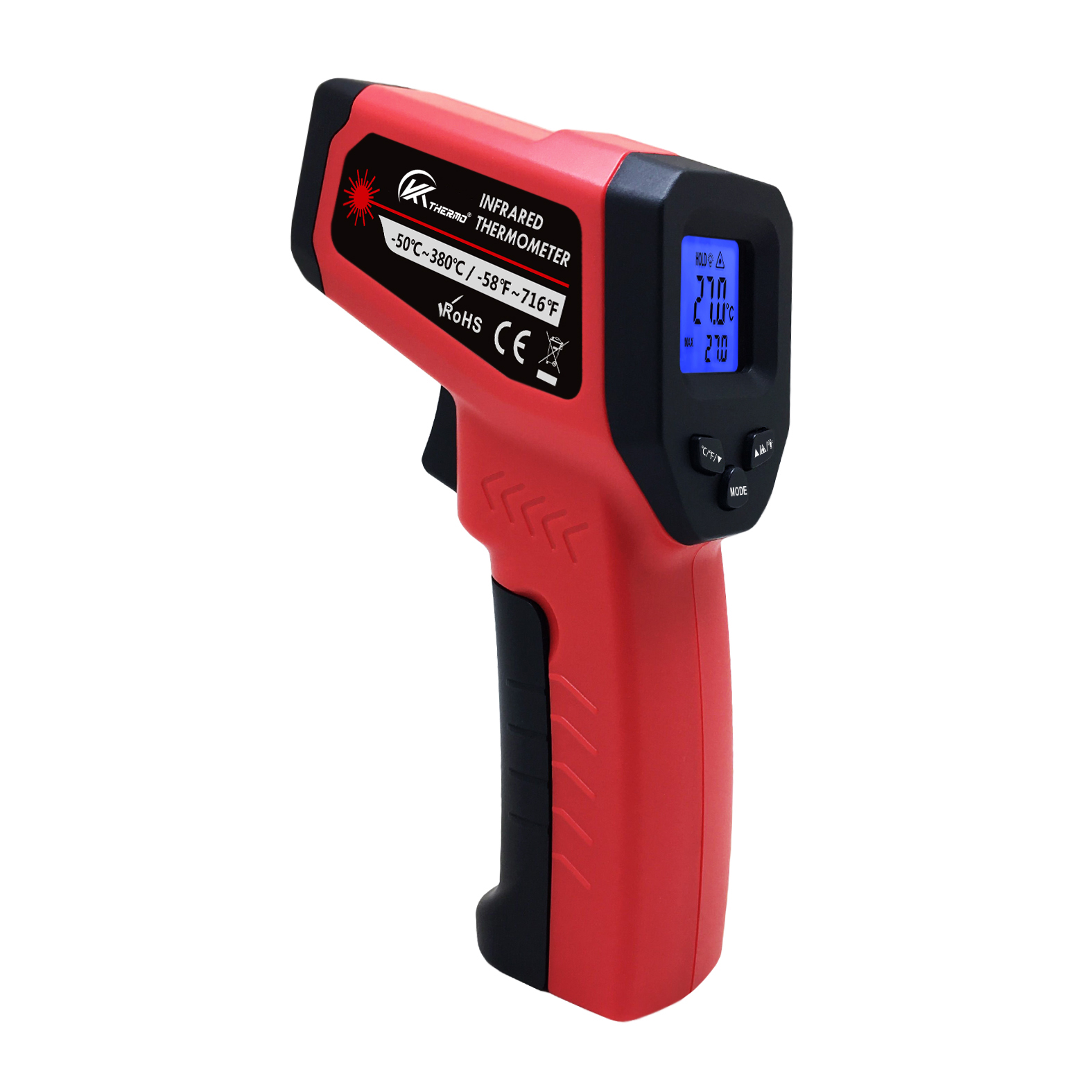 Industrial Infrared Laser - Termometro elettronico industriale LCD senza contatto-50