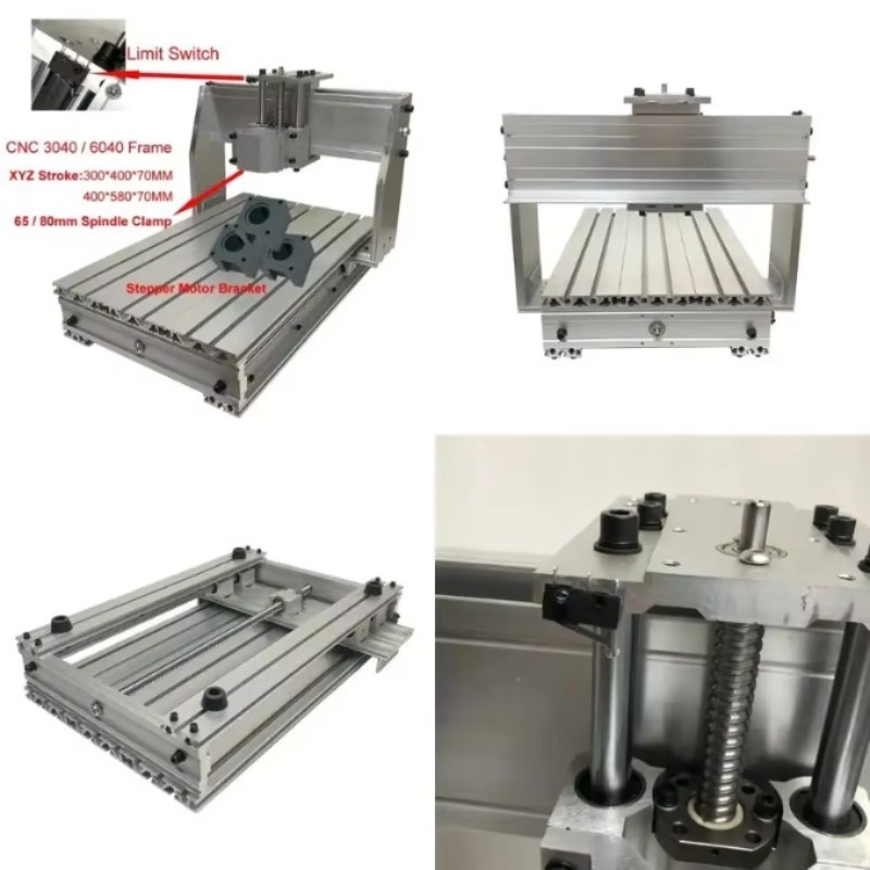 Cnc Milling Machine - Kit Telaio CNC in Alluminio 3040