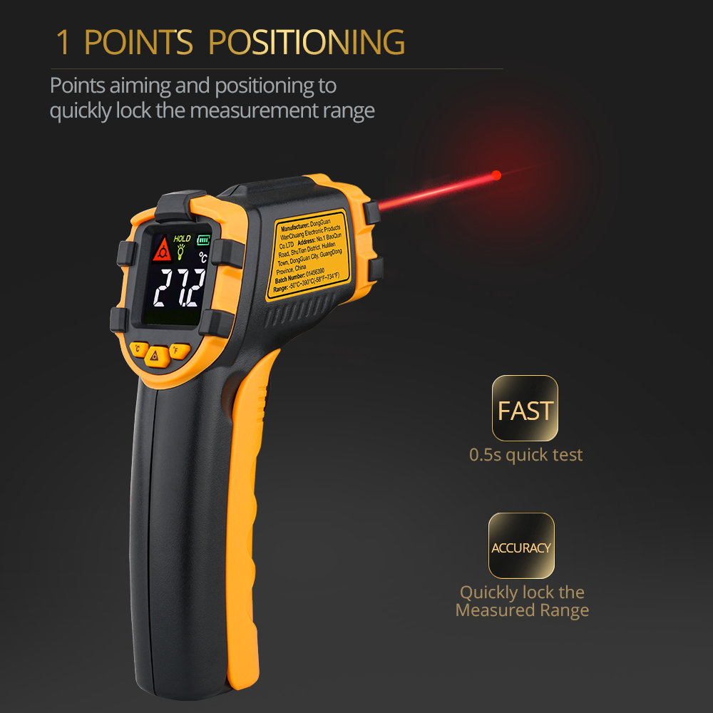 Termometro Digitale a Infraros - Industrial Infrared Laser recensione e prezzo