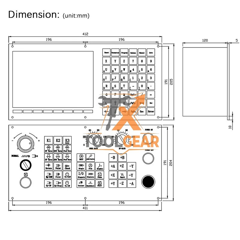 Sistema di Controllo CNC a 3 A - Cnc Milling Machine recensione e prezzo