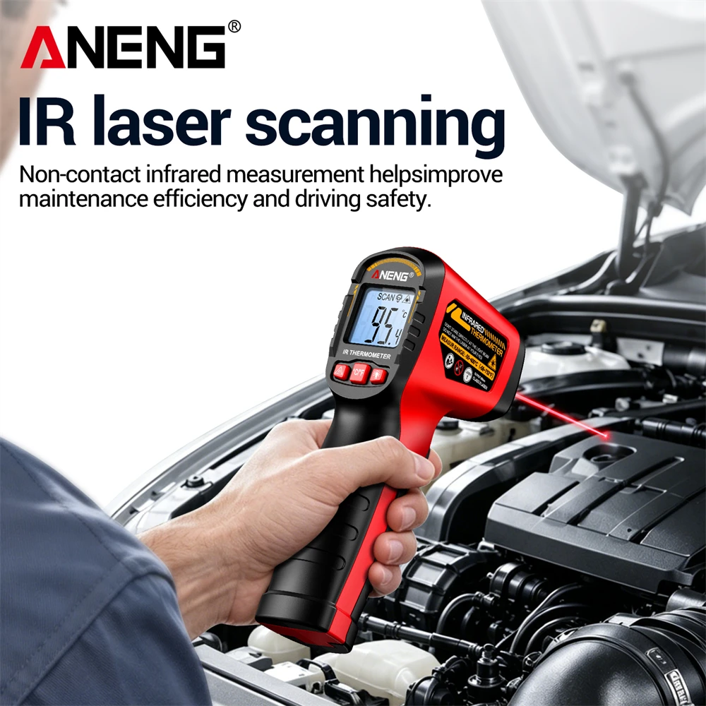 ANENG TH204 Termometro a Infra - Industrial Infrared Laser recensione e prezzo