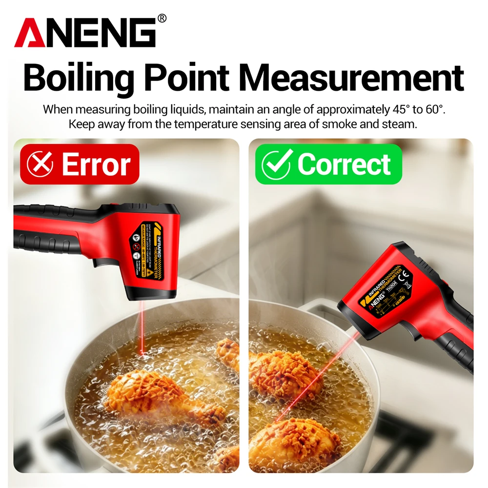 ANENG TH204 Termometro a Infra - Industrial Infrared Laser recensione e prezzo